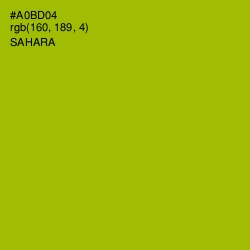 #A0BD04 - Sahara Color Image