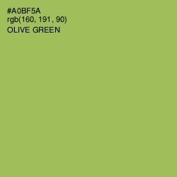 #A0BF5A - Olive Green Color Image