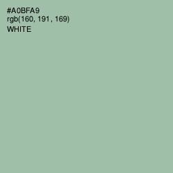 #A0BFA9 - Edward Color Image