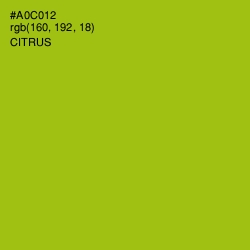 #A0C012 - Citrus Color Image