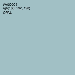 #A0C0C6 - Opal Color Image