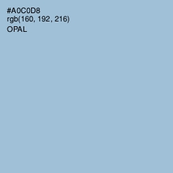#A0C0D8 - Opal Color Image