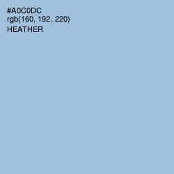 #A0C0DC - Heather Color Image