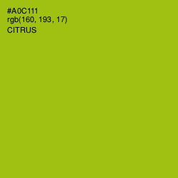 #A0C111 - Citrus Color Image