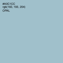 #A0C1CC - Opal Color Image