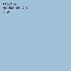 #A0C1D8 - Opal Color Image