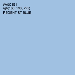 #A0C1E1 - Regent St Blue Color Image