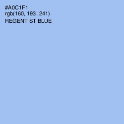 #A0C1F1 - Regent St Blue Color Image