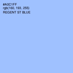 #A0C1FF - Regent St Blue Color Image