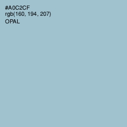 #A0C2CF - Opal Color Image