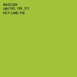 #A0C339 - Key Lime Pie Color Image