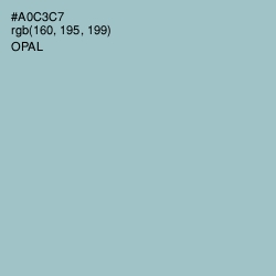 #A0C3C7 - Opal Color Image