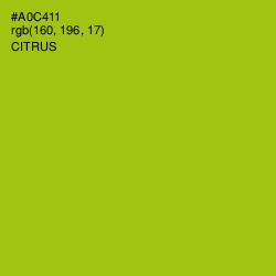 #A0C411 - Citrus Color Image