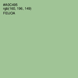 #A0C495 - Feijoa Color Image