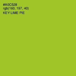 #A0C528 - Key Lime Pie Color Image