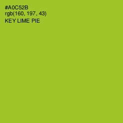 #A0C52B - Key Lime Pie Color Image