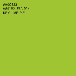 #A0C533 - Key Lime Pie Color Image