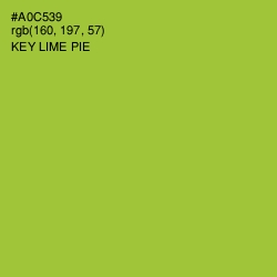 #A0C539 - Key Lime Pie Color Image