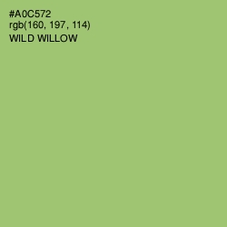 #A0C572 - Wild Willow Color Image