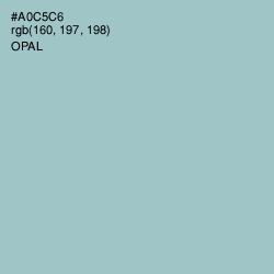 #A0C5C6 - Opal Color Image