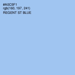 #A0C5F1 - Regent St Blue Color Image