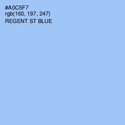 #A0C5F7 - Regent St Blue Color Image