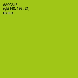 #A0C618 - Bahia Color Image