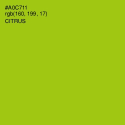 #A0C711 - Citrus Color Image