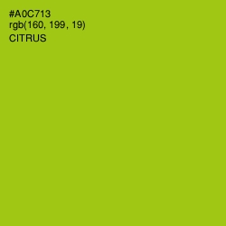 #A0C713 - Citrus Color Image