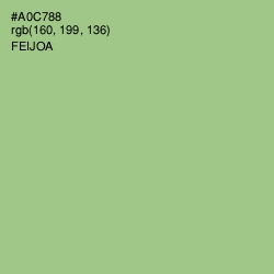 #A0C788 - Feijoa Color Image