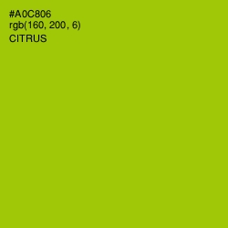 #A0C806 - Citrus Color Image