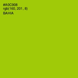 #A0C908 - Bahia Color Image