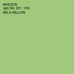 #A0C97B - Wild Willow Color Image
