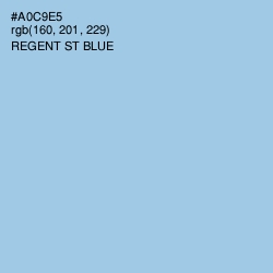 #A0C9E5 - Regent St Blue Color Image