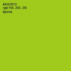 #A0CB1D - Bahia Color Image