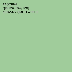 #A0CB9B - Granny Smith Apple Color Image