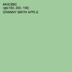 #A0CB9C - Granny Smith Apple Color Image