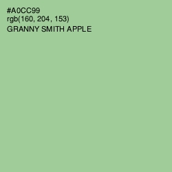 #A0CC99 - Granny Smith Apple Color Image