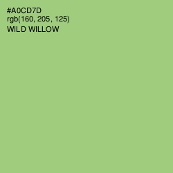 #A0CD7D - Wild Willow Color Image