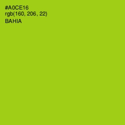 #A0CE16 - Bahia Color Image