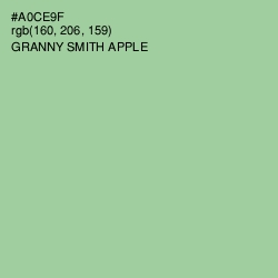 #A0CE9F - Granny Smith Apple Color Image