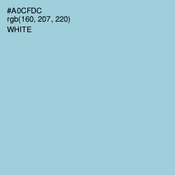 #A0CFDC - Aqua Island Color Image