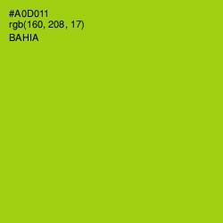 #A0D011 - Bahia Color Image