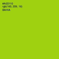 #A0D110 - Bahia Color Image