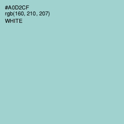 #A0D2CF - Aqua Island Color Image