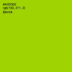 #A0D302 - Bahia Color Image