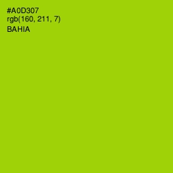 #A0D307 - Bahia Color Image