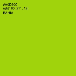 #A0D30C - Bahia Color Image