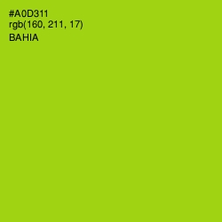 #A0D311 - Bahia Color Image