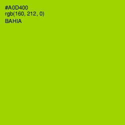 #A0D400 - Bahia Color Image